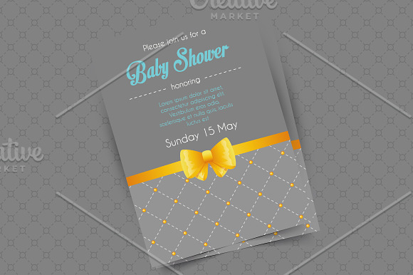 Invitations design in Wedding Templates - product preview 4