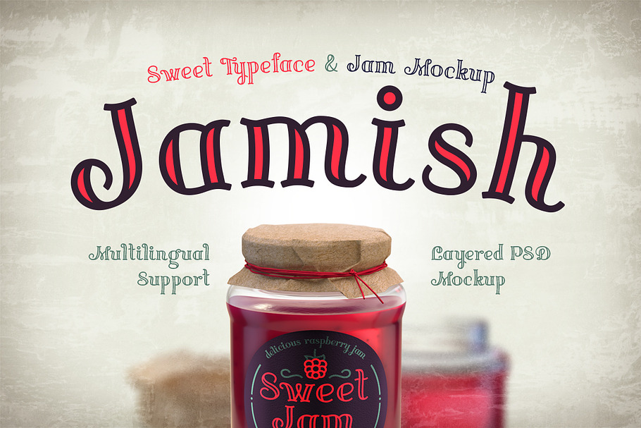 Jamish Font & Mockup in Display Fonts - product preview 8