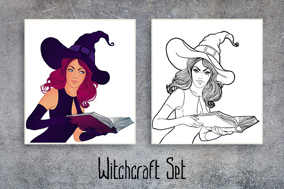 Witchcraft Set in Illustrations - product preview 3