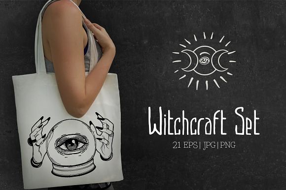 Witchcraft Set in Illustrations - product preview 6