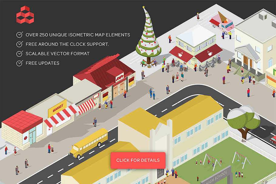 Isometric City Maps Builder in Illustrations - product preview 8