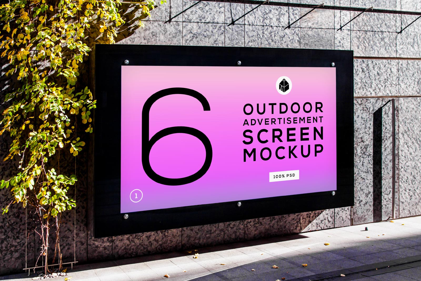 Download Outdoor Advertising Screen MockUps 4 ~ Product Mockups ~ Creative Market