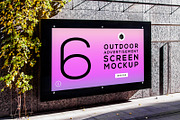 Outdoor Advertising Screen MockUps 4