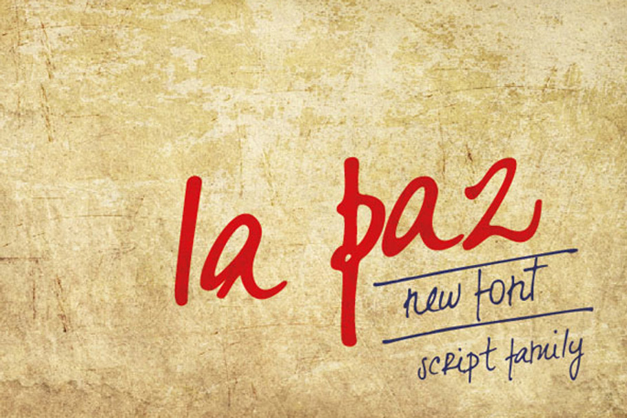 La Paz  in Script Fonts - product preview 8