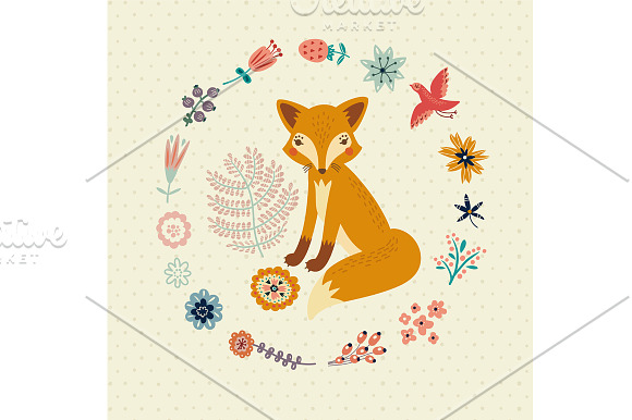 Foxes. Characters and Patterns in Illustrations - product preview 1