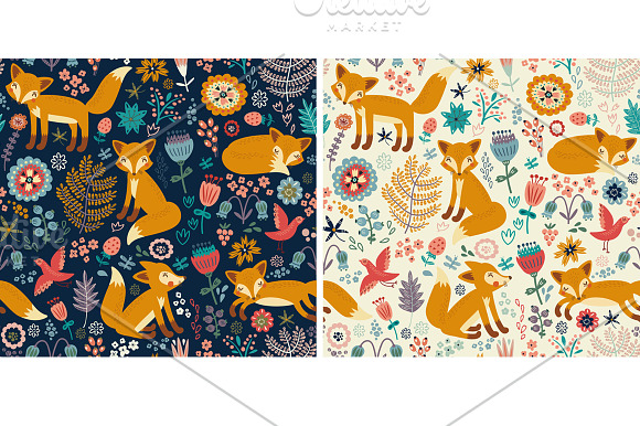 Foxes. Characters and Patterns in Illustrations - product preview 2