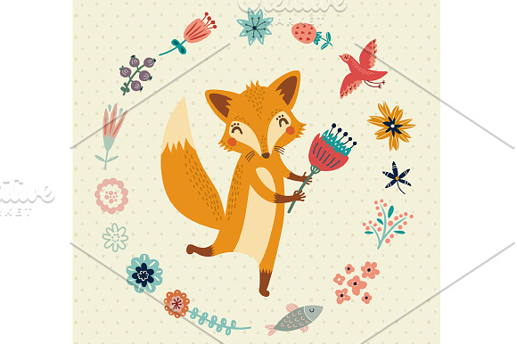 Foxes. Characters and Patterns in Illustrations - product preview 3