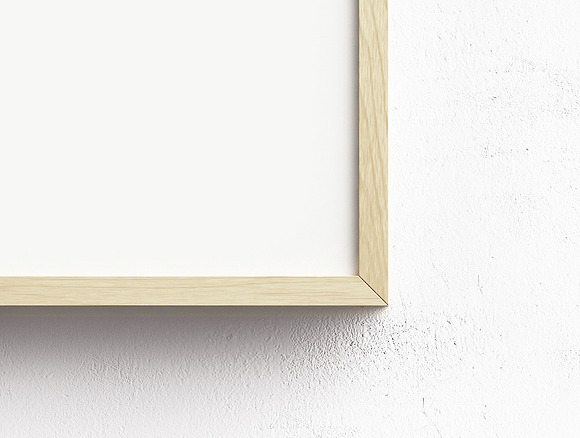 Beech frame mockup, ver&hor 8*11 in Print Mockups - product preview 2