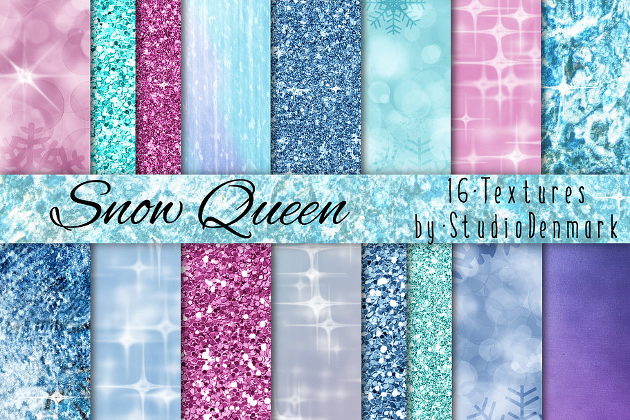 16 Ice, Glitter, & Bokeh Textures in Textures - product preview 8