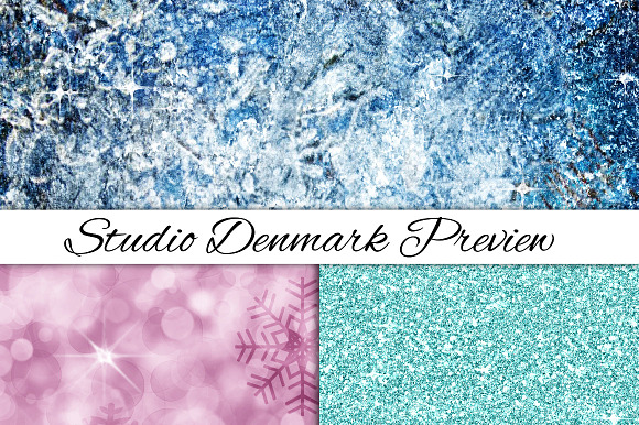 16 Ice, Glitter, & Bokeh Textures in Textures - product preview 1