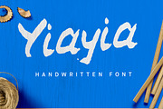 Yiayia Handwritten Font