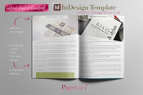 Price List A | InDesign Template in Brochure Templates - product preview 2