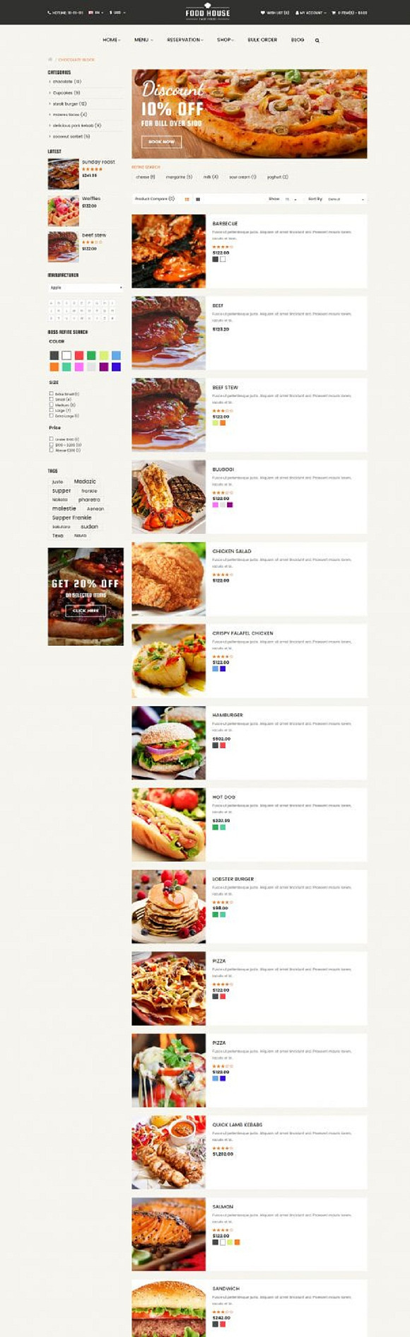 Food Responsive OpenCart Theme in OpenCart Themes - product preview 3