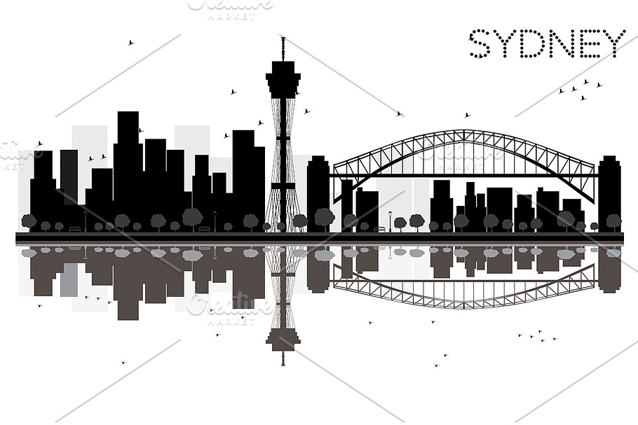 Sydney City skyline in Illustrations - product preview 8