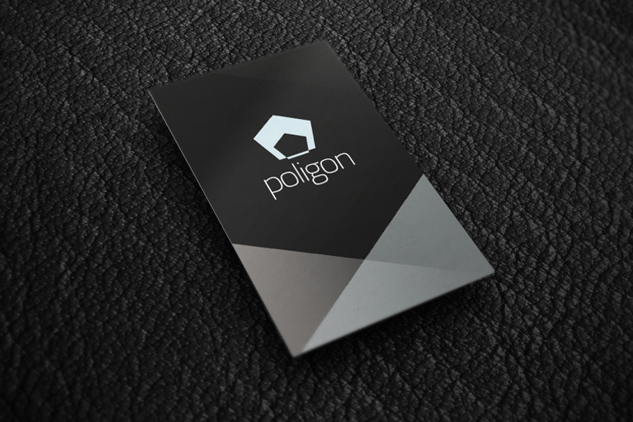 [SALE] Poligon Business Card in Business Card Templates - product preview 8