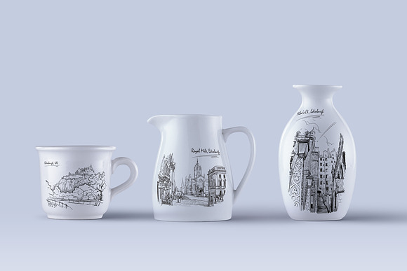 Sketching Edinburgh - Ink Edition in Illustrations - product preview 1
