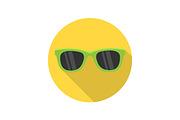 Green Sunglasses Icon