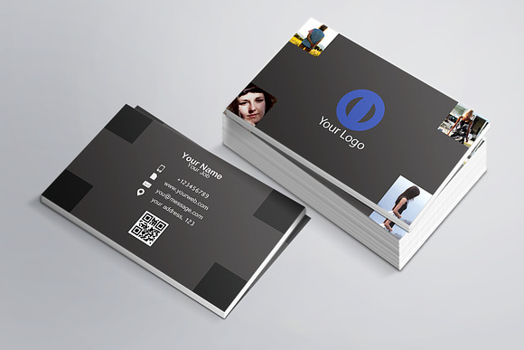 Sqbdphtcr Business Card Template in Business Card Templates - product preview 1