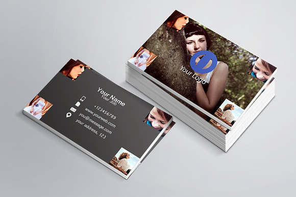 Phcrsdbdfpt Business Card Template in Business Card Templates - product preview 1