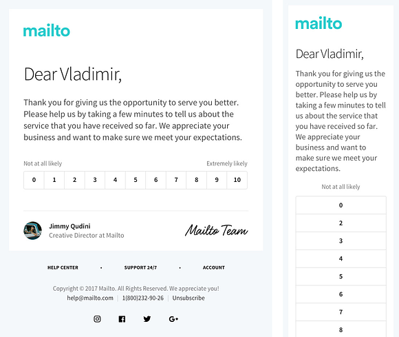 17 Responsive HTML Email Templates in Mailchimp Templates - product preview 4