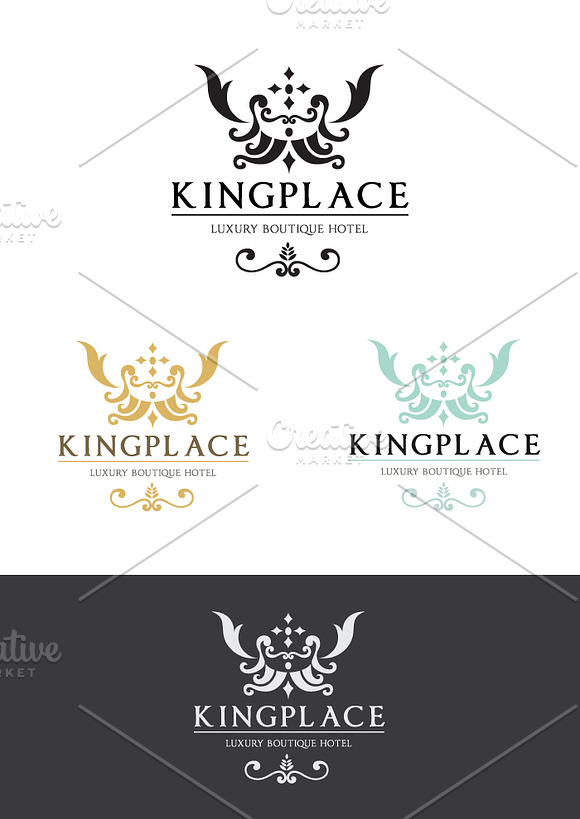 Boutique Hotel in Logo Templates - product preview 3