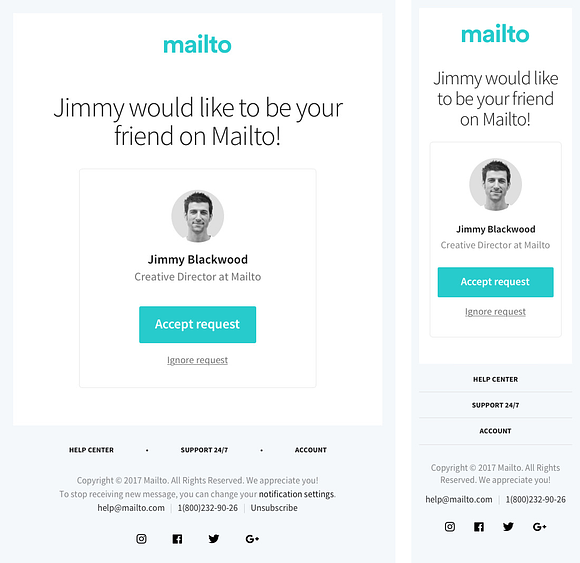 17 Responsive HTML Email Templates in Mailchimp Templates - product preview 7