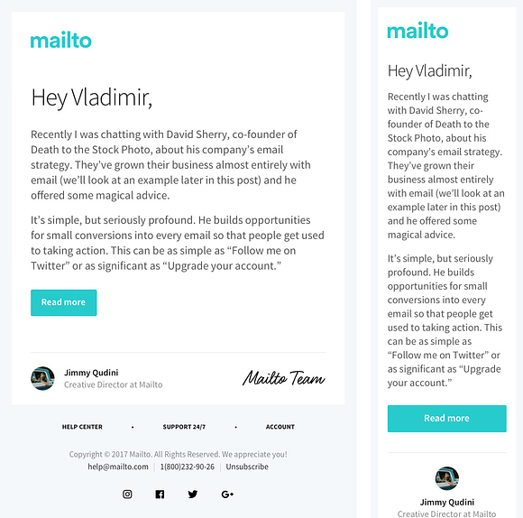 17 Responsive HTML Email Templates in Mailchimp Templates - product preview 10