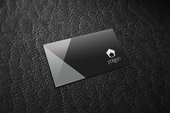 [SALE] Poligon Business Card in Business Card Templates - product preview 3