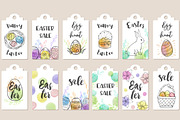 Easter Sale Tags Collection