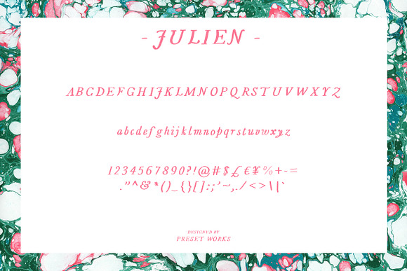 Julien - Handwritten Font in Script Fonts - product preview 1