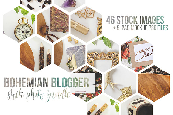 The Bohemian Blogger Stock Photos in Facebook Templates - product preview 1