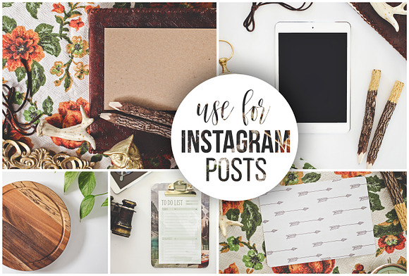 The Bohemian Blogger Stock Photos in Facebook Templates - product preview 4