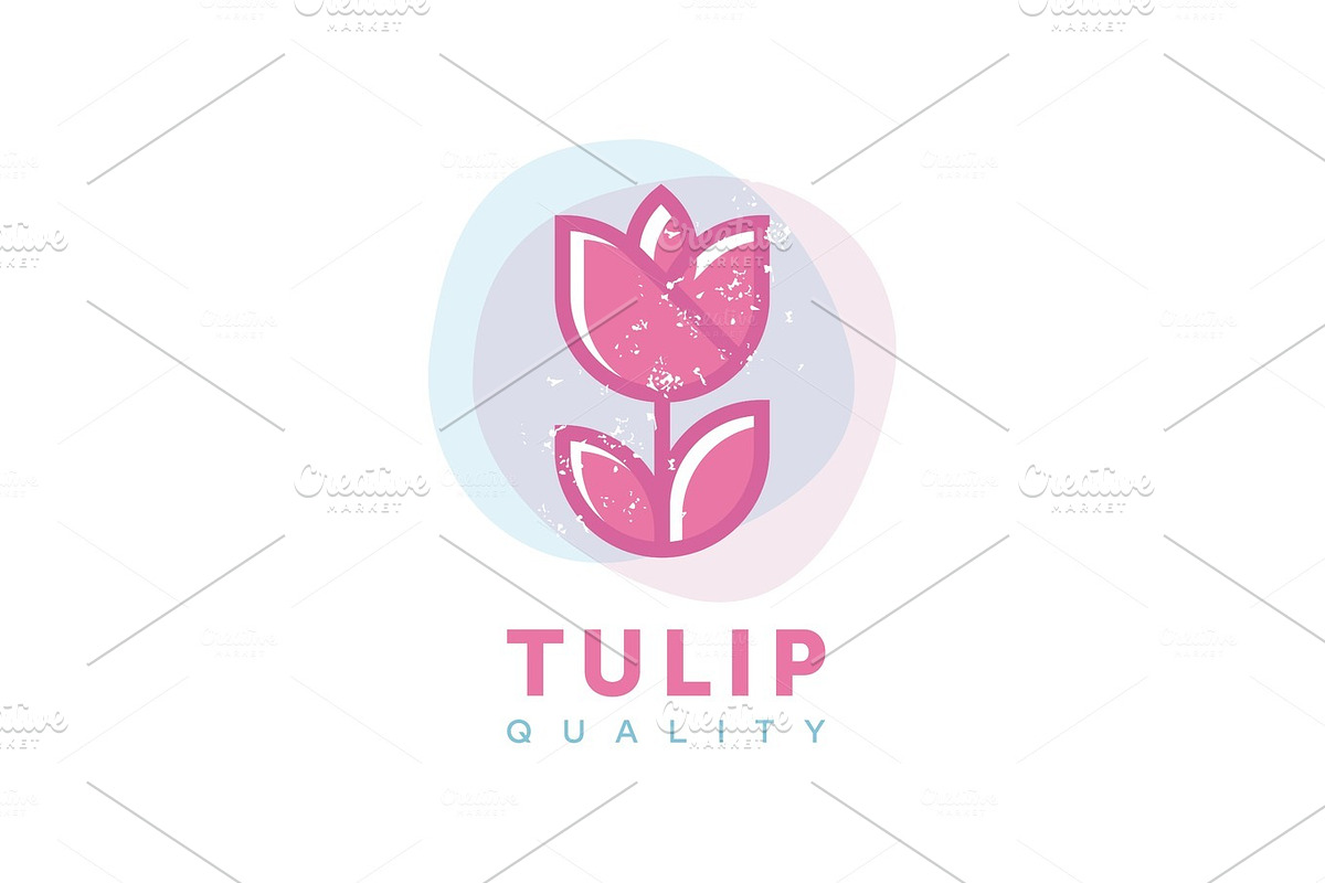 Simple and graceful floral monogram design template, Elegant lineart logo design, vector illustration in Illustrations - product preview 8