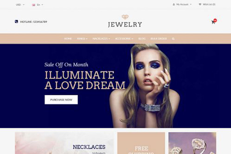 Jewelry Responsive OpenCart Theme in OpenCart Themes - product preview 8