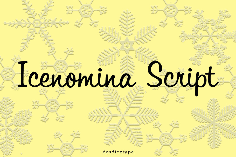 Icenomina Script in Script Fonts - product preview 8
