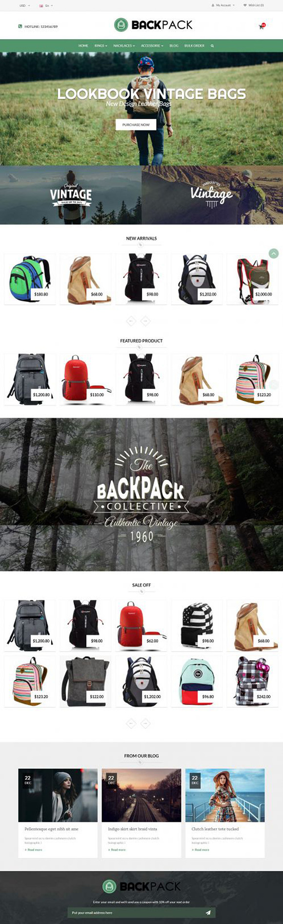 Backpacks Responsive OpenCart Theme in OpenCart Themes - product preview 4