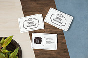 Rounded Corners Business Card mockup