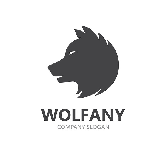 Vector of wolf and predator logo combination. Beast and dog symbol or icon. Unique wildlife and hunter logotype design template. in Logo Templates - product preview 1