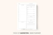 Daily Fitness Printable Planner