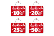 Sign board discount set