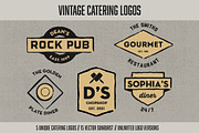 Vintage Catering Logos