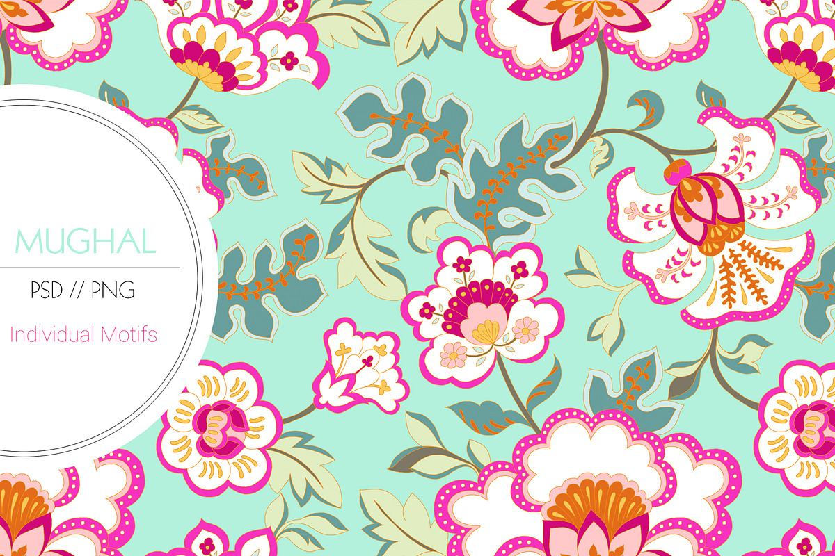 Mughal Seamless Pattern in Patterns - product preview 8