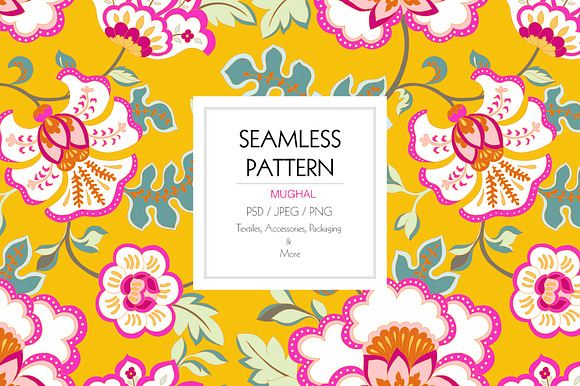 Mughal Seamless Pattern in Patterns - product preview 1