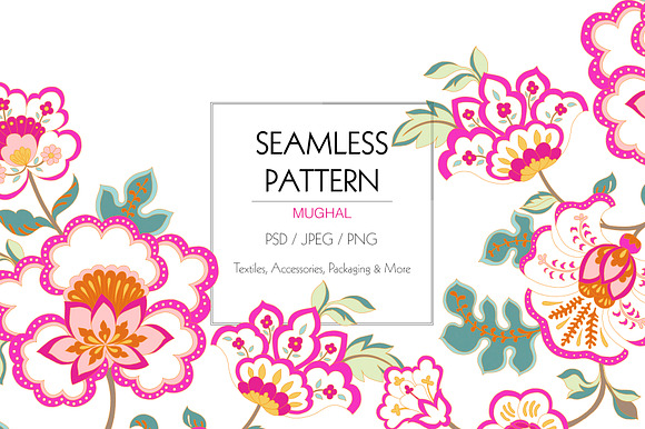 Mughal Seamless Pattern in Patterns - product preview 2