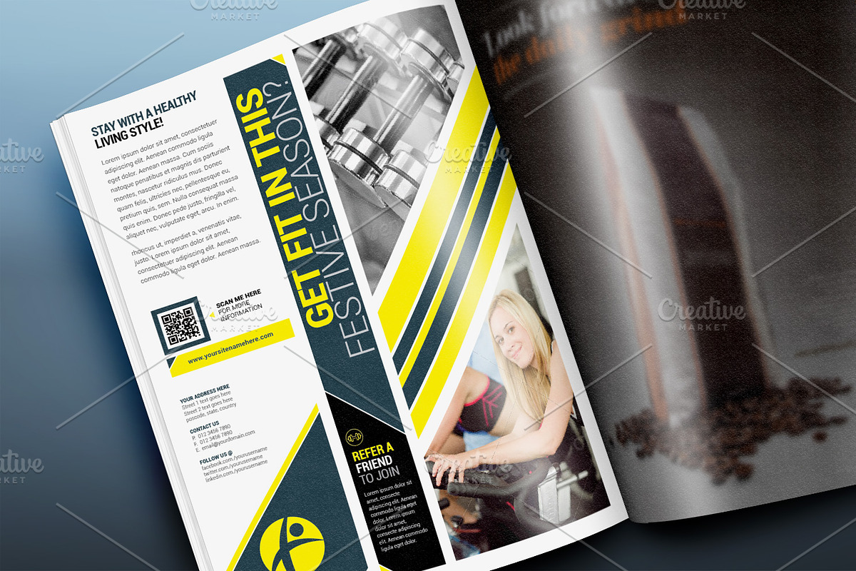 Sport & Fitness Flyer Vol.02 in Flyer Templates - product preview 8
