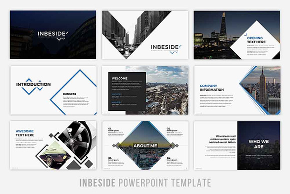 Inbeside Powerpoint Template in PowerPoint Templates - product preview 1