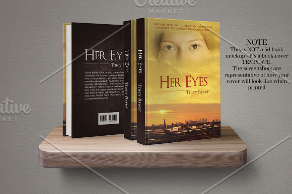 Book Cover TEMPLATE 19 in Templates - product preview 1