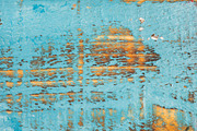 Blue painted old rustic shabby wood texture