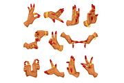 Woman hands with namaste mudra on white background sign and indian yoga language gestures relating to hinduism or buddhism mudras vector illustration.