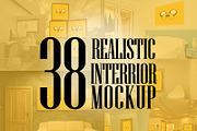38 Realistic Interior Mockup